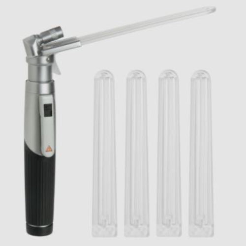 D-001.74.118 mini 3000 Tongue Blade Holder w/ handle & 5 disposable blades