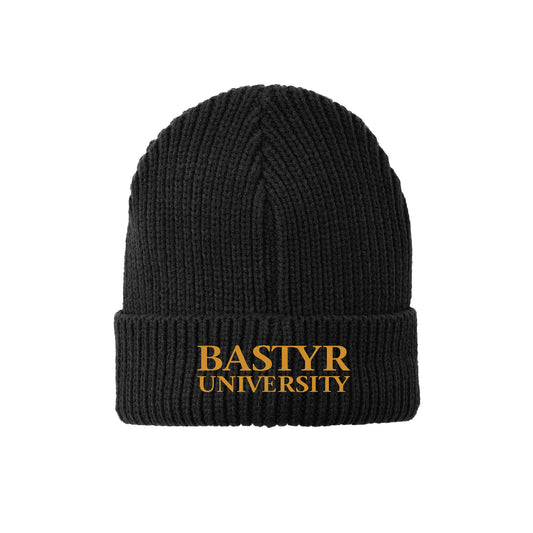 Bastyr Watch Cap Beanie - Turmeric Logo