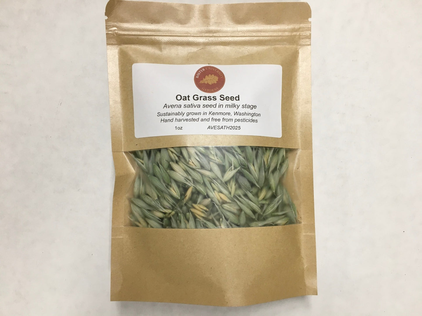 Bastyr Garden Grown: Oat Grass Seed Herb - Avena Sativa