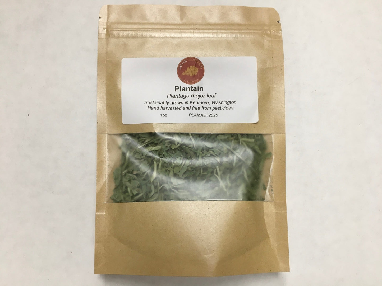 Bastyr Garden Grown: Plantain Leaf Herb - Plantago