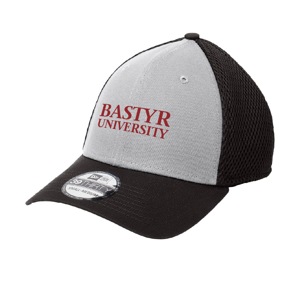 Bastyr Baseball Cap - Grey & Black w/ Cranberry