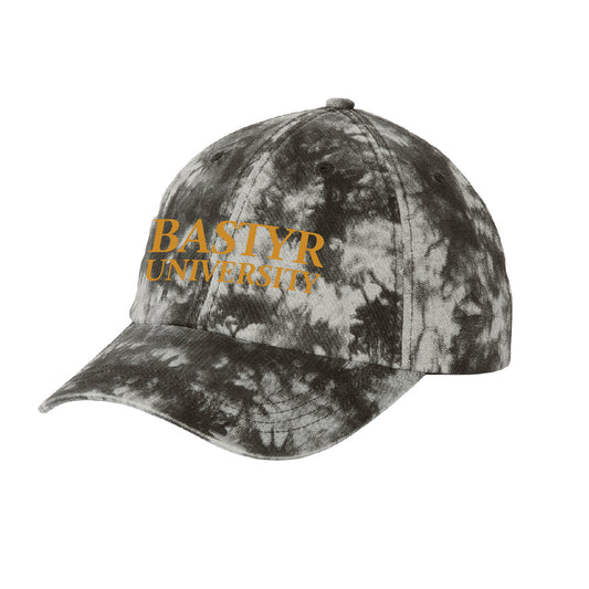 Bastyr Hat Low Profile Tye-Die - Black w/ Turmeric