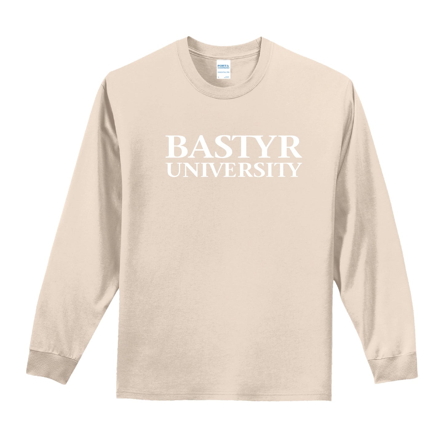 Bastyr Long Sleeve Shirt - Ecru w/ White