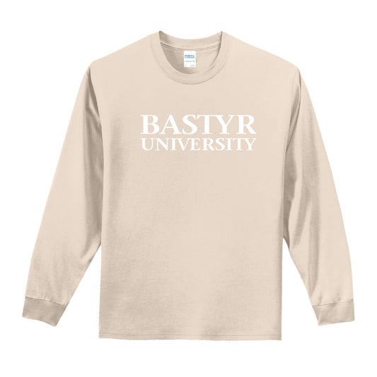 Bastyr Long Sleeve Shirt - Ecru w/ White