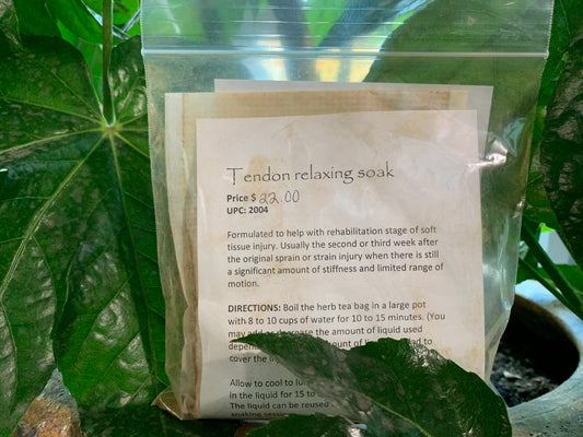 Bastyr Herb Formula - Tendon Relaxing Soak Mix (External Use)